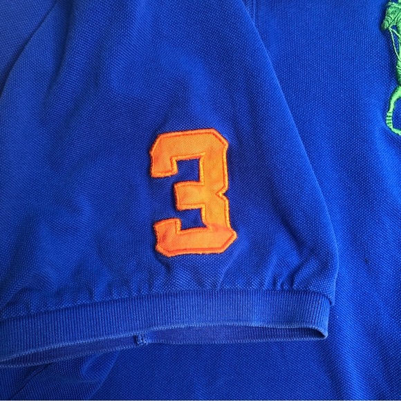 Polo Ralph Lauren Collared Royal Blue With Big Green Pony Size 2XB/2G - Picture 5 of 10